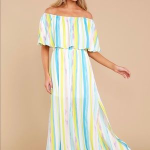 Peach love California maxi dress
